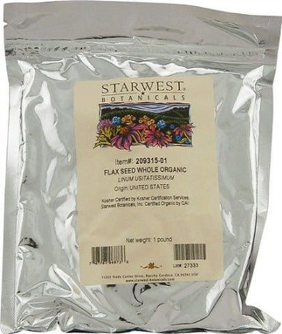 Starwest Botanicals Organic Flax Seed