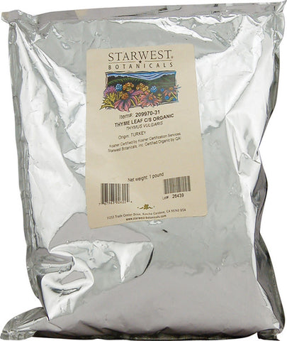 Starwest Botanicals Organic Thyme Leaf CS