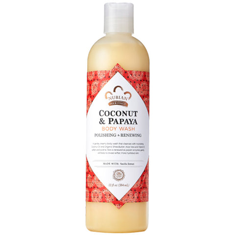 NUBIAN HERITAGE - Coconut & Papaya Body Wash