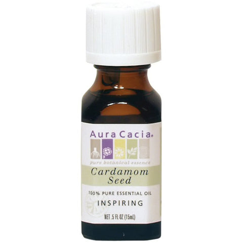 AURA CACIA - 100% Pure Essential Oil Cardamom Seed