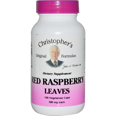 Christophers Original Formulas Red Raspberry Leaves 500 mg