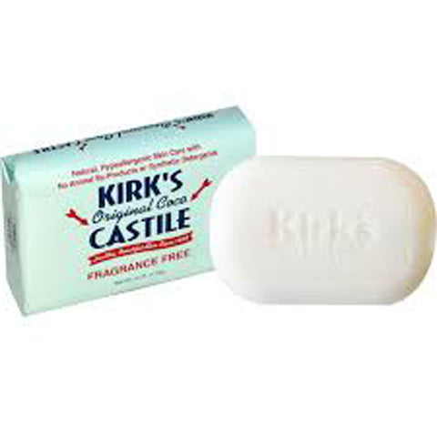 KIRKS - Original Coco Castile Bar Soap Fragrance Free