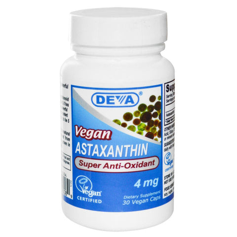 Deva Nutrition Vegan Astaxanthin Super Antioxidant 4 mg
