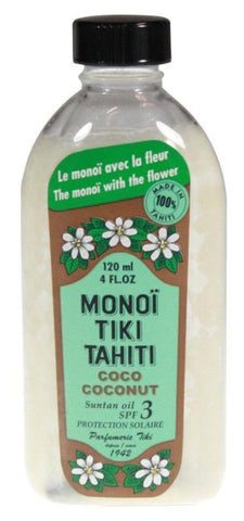 Monoi Tiare Tahiti Coconut Oil Naturel with SPF3