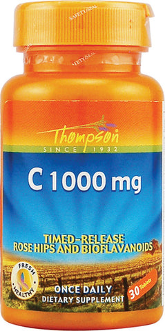 Thompson Nutritional Vitamin C 1000mg Controlled Release