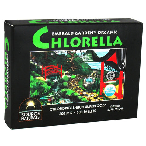 Source Naturals Emerald Garden Organic Chlorella box