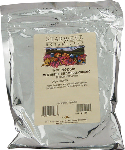 Starwest Botanicals Organic Milk Thistle Seed