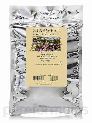 Starwest Botanicals - Sandalwood Red Powder - 1 lb