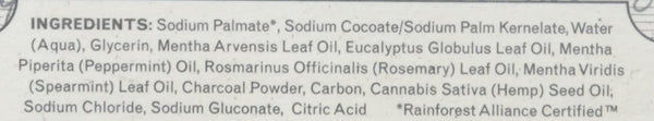 THE GRANDPA SOAP - Face & Body Bar Soap Detoxify Charcoal - 4.25 oz. (120 g)