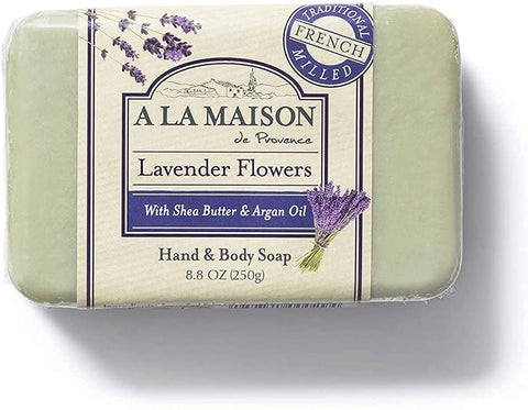 A LA MAISON - Lavender Flowers Bar Soap - 8.8 oz. (250 g)