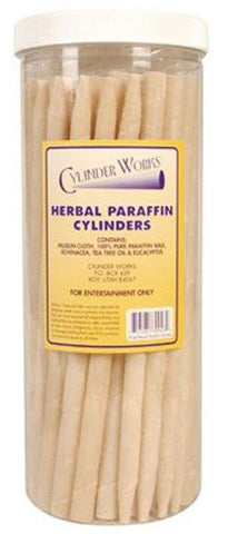 CYLINDER WORKS - Paraffin Herbal Cylinders - 50 Candles