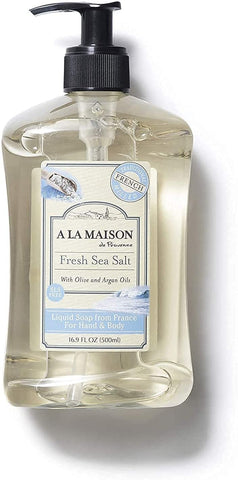 A LA MAISON - French Liquid Soap Fresh Sea Salt - 16.9 fl. oz. (500 ml)