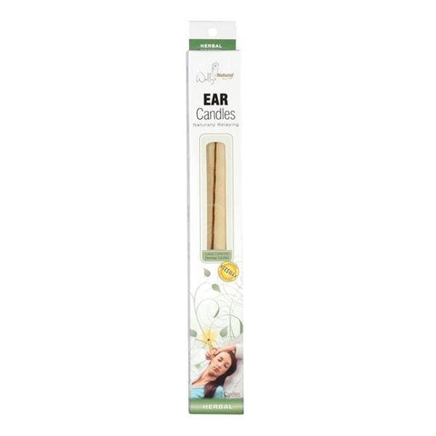 WALLY'S - Herbal 100% Beeswax Ear Candles - 2 Pack