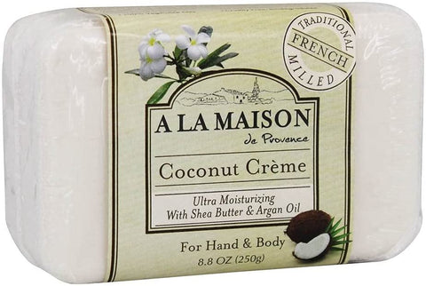 A La Maison - Traditional French Milled Bar Soap Coconut Creme - 8.8 oz.