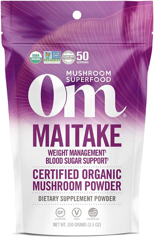 OM - Maitake Organic Mushroom Powder - 3.5 oz. (100 g)