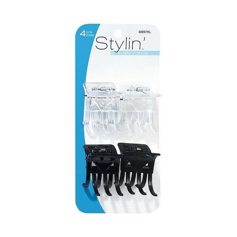 SHALOM - Stylin' Claw Clips High Quality Materials Comfort Elegant - 6 Clips