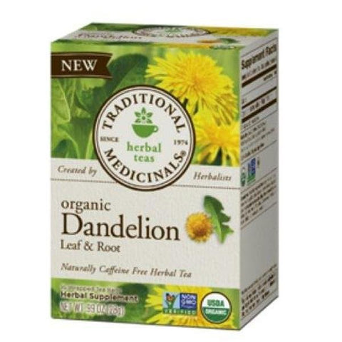 TRADITIONAL MEDICINALS - Dandelion Leaf & Root Tea - 16 Tea Bags