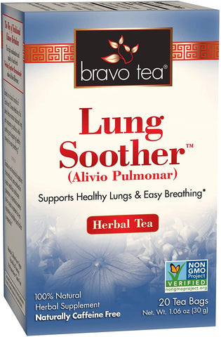 BRAVO TEAS - Lung Soother Herbal Tea - 20 Tea Bags