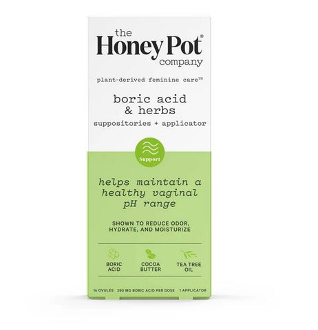HONEY POT COMPANY - Herbal 7 Day Suppositories - 14 Count